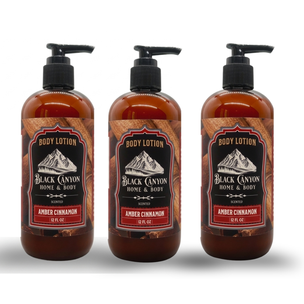 Amber Cinnamon Scented Body Lotion