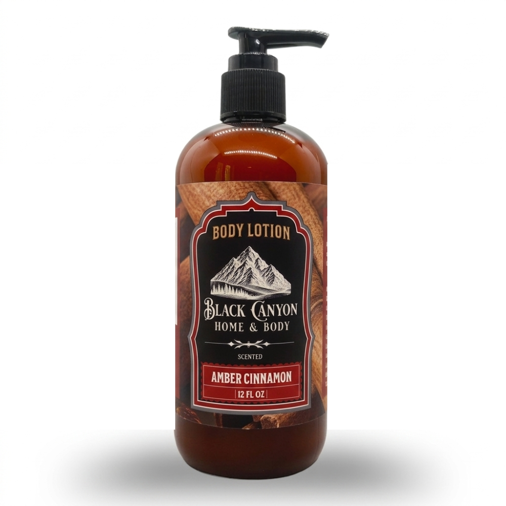 Amber Cinnamon Scented Body Lotion