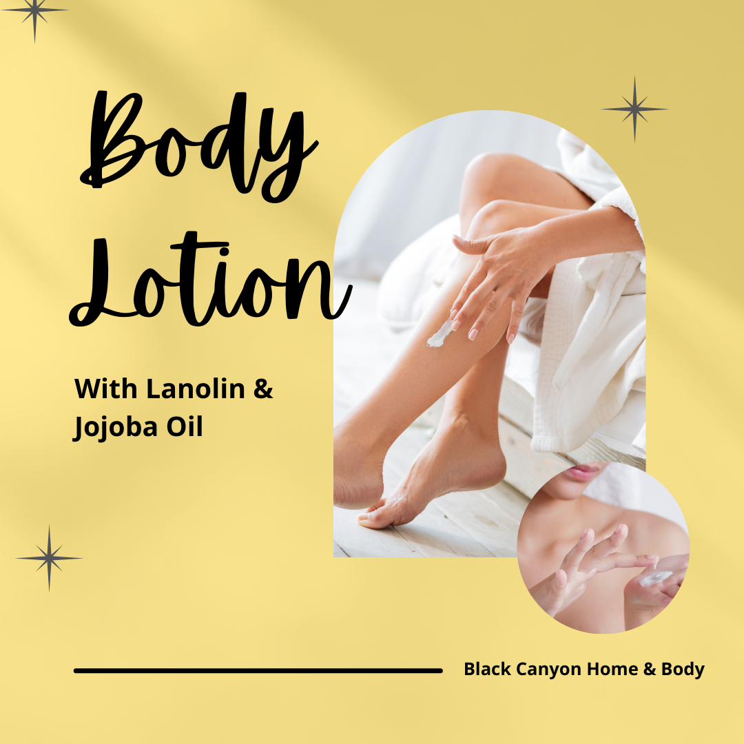 Black Canyon Raspberry Candy Scented Luxury Body Lotion with Lanolin and Jojoba Oil