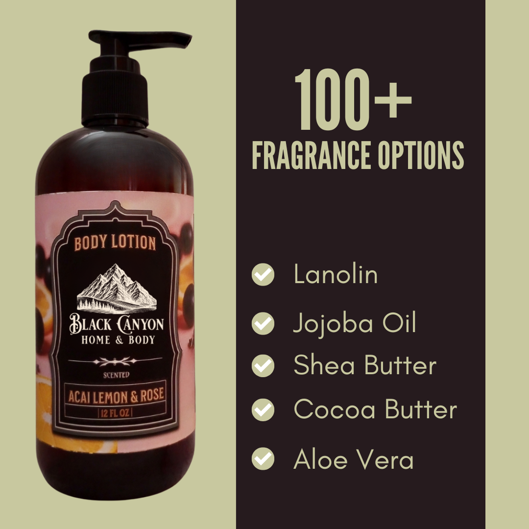 Acai Lemon & Rose Scented Body Lotion
