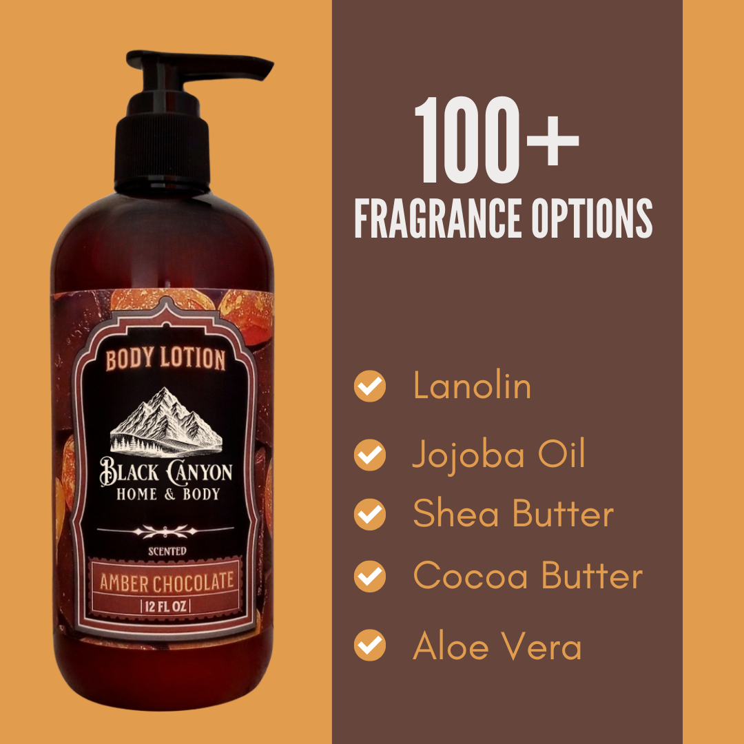 Black Canyon Amber Chocolate Scented Body Lotion
