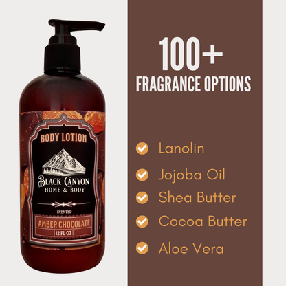 Amber Chocolate Scented Body Lotion