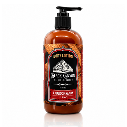 Amber Cinnamon Scented Body Lotion