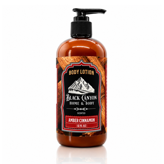Amber Cinnamon Scented Body Lotion