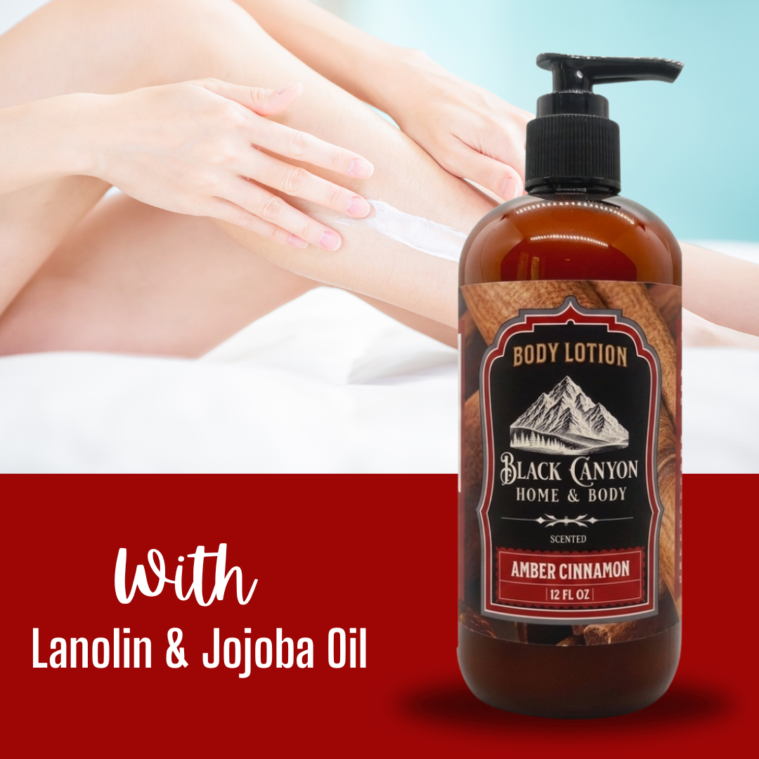 Amber Cinnamon Scented Body Lotion