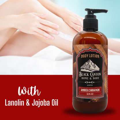 Amber Cinnamon Scented Body Lotion