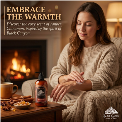 Amber Cinnamon Scented Body Lotion