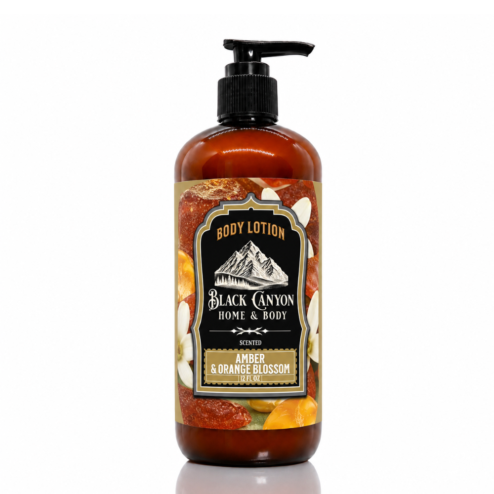 Amber & Orange Blossom Scented Body Lotion