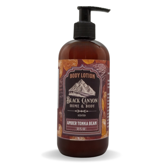Black Canyon Amber Tonka Bean Scented Body Lotion