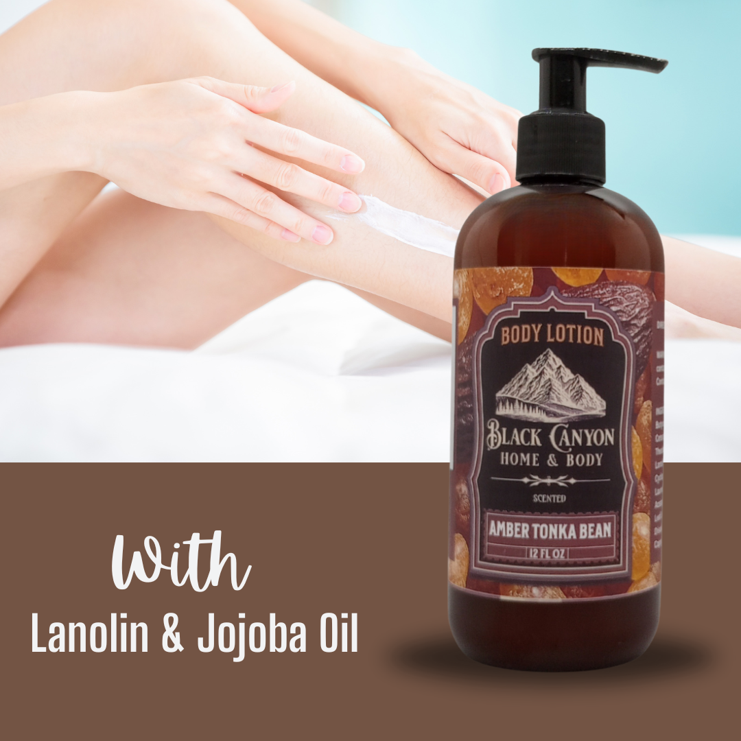 Black Canyon Amber Tonka Bean Scented Body Lotion