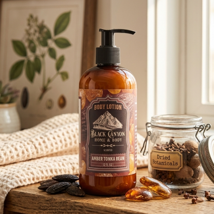 Amber Tonka Bean Scented Body Lotion