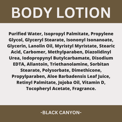 Black Canyon Amber Tuberose & Jasmine Scented Body Lotion
