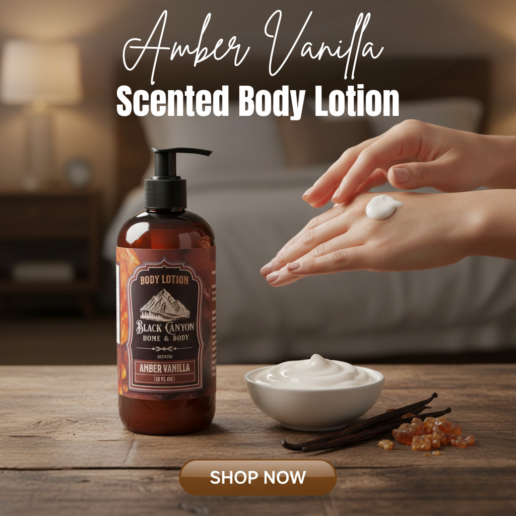 Black Canyon Amber Vanilla Scented Body Lotion