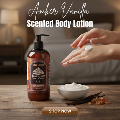 Black Canyon Amber Vanilla Scented Body Lotion