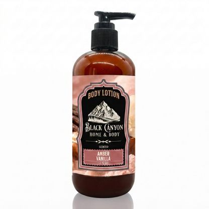 Amber Vanilla Scented Body Lotion