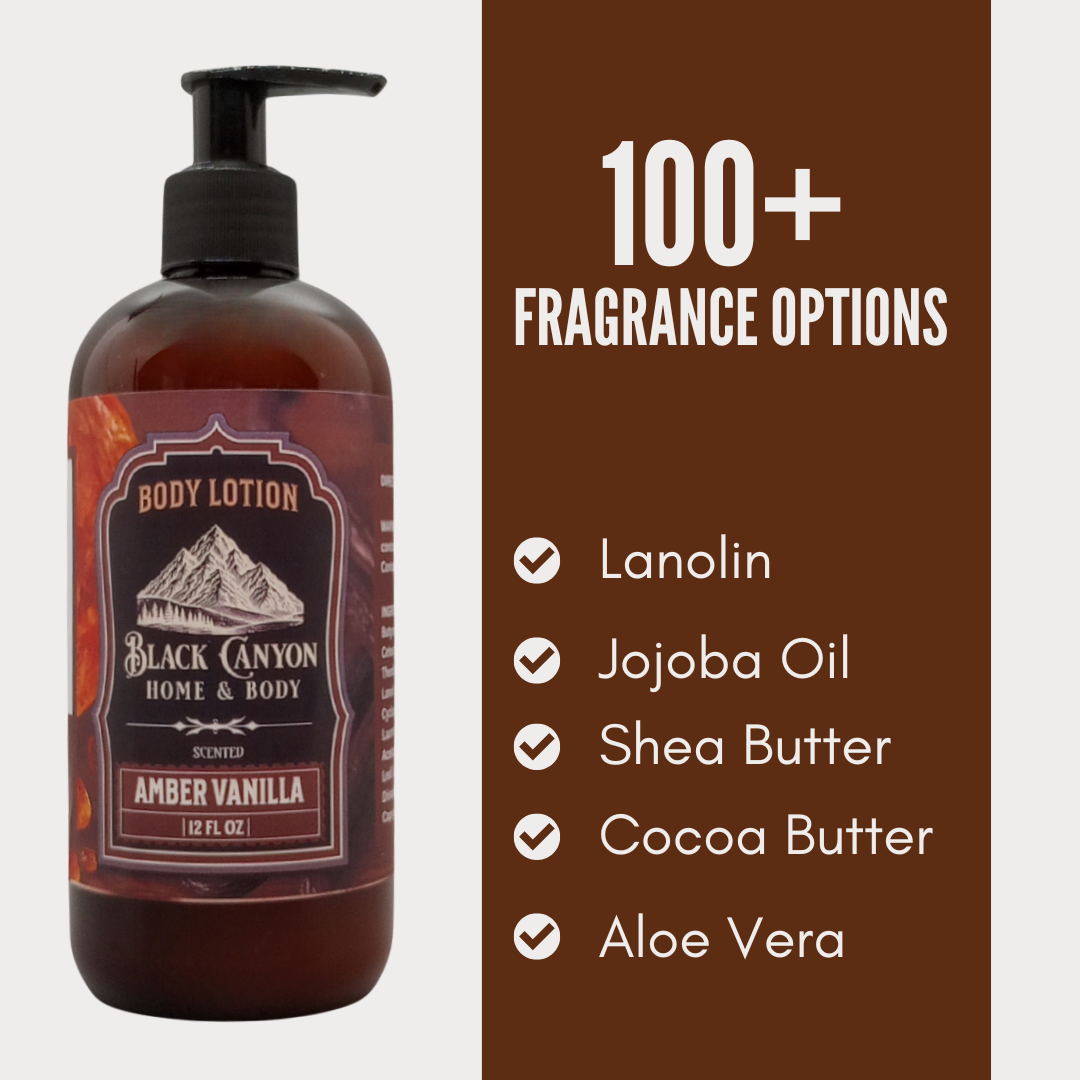 Black Canyon Amber Vanilla Scented Body Lotion