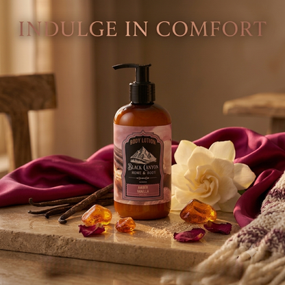 Amber Vanilla Scented Body Lotion