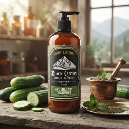 Apothecary Cucumber Scented Body Lotion