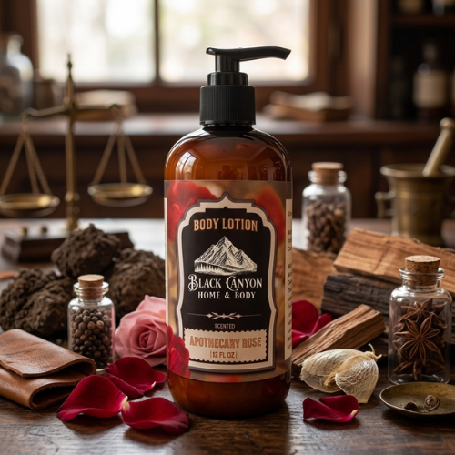 Apothecary Rose Scented Body Lotion