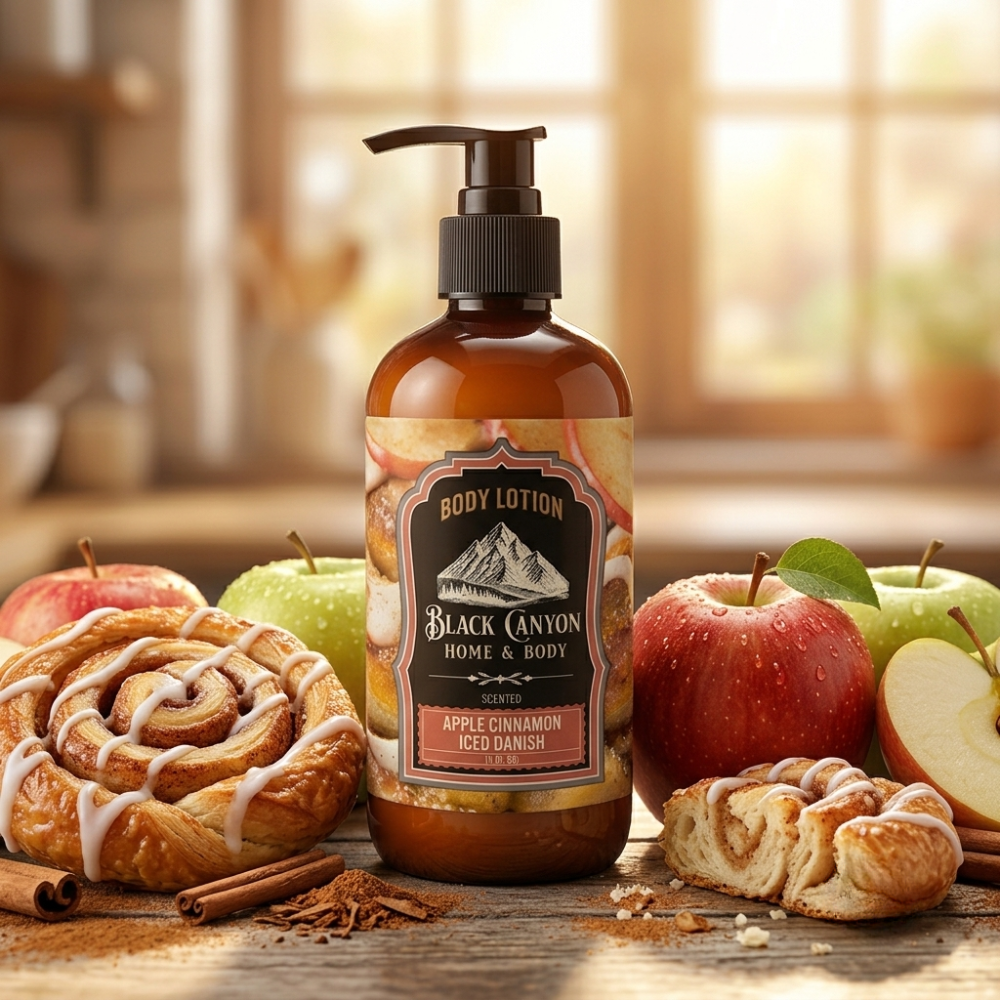 Apple Cinnamon Iced Danish Scented Body Lotion
