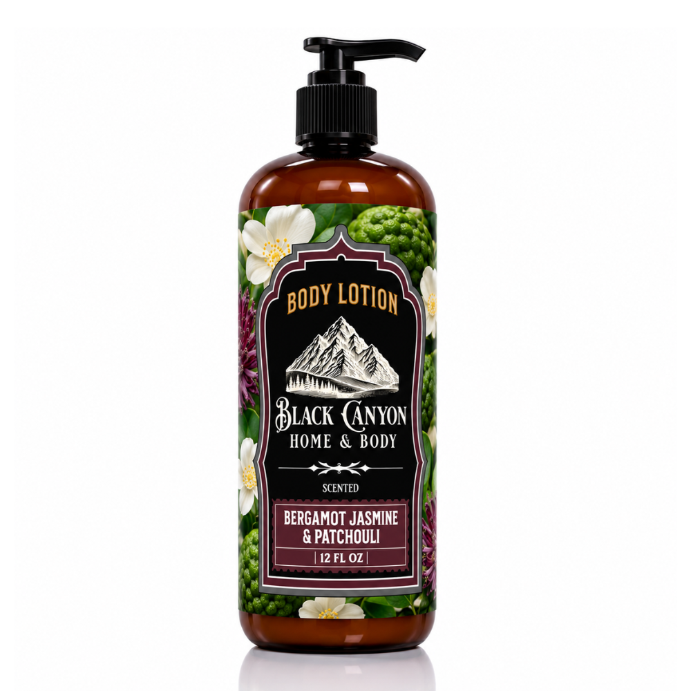 Bergamot Jasmine & Patchouli Scented Body Lotion