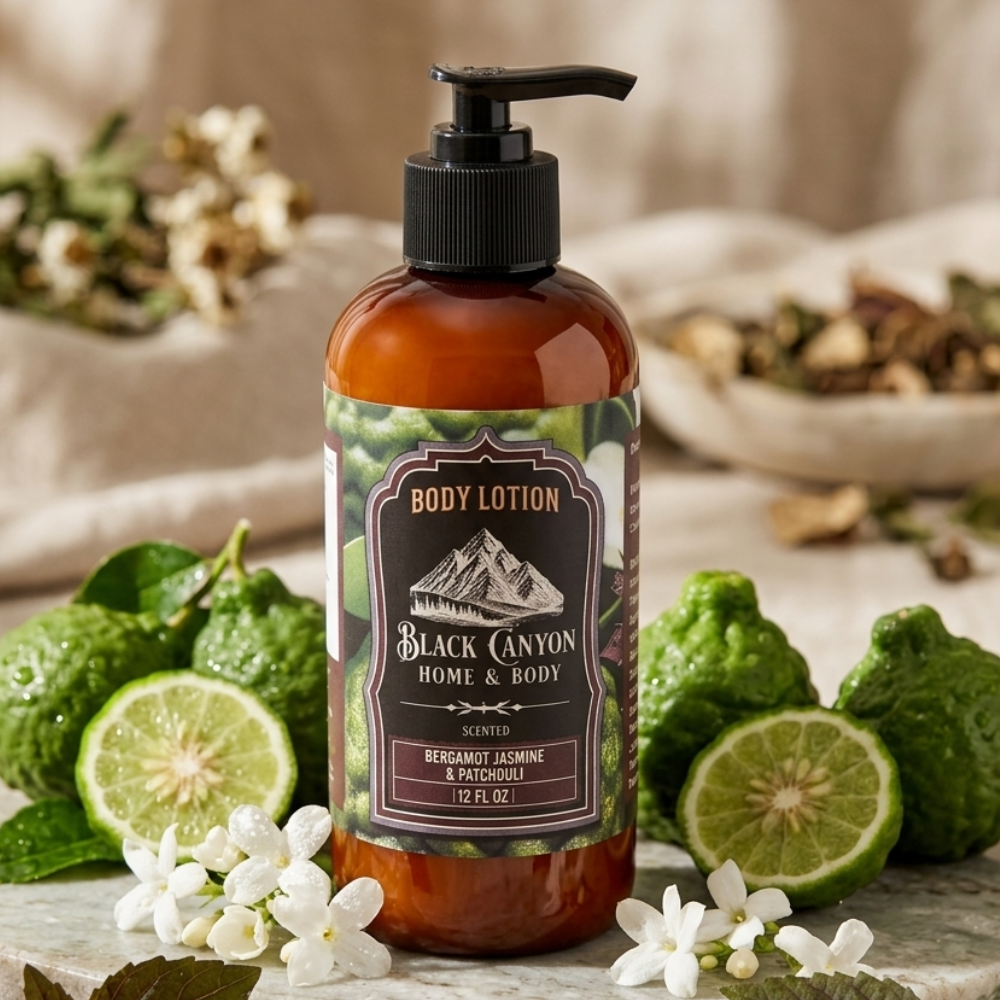 Bergamot Jasmine & Patchouli Scented Body Lotion