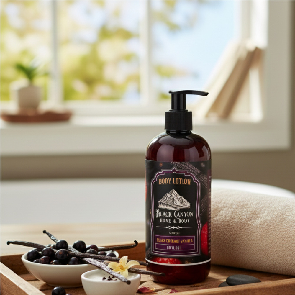 Black Currant Vanilla Scented Body Lotion