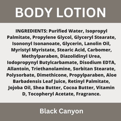 Black Canyon Black Licorice Scented Body Lotion