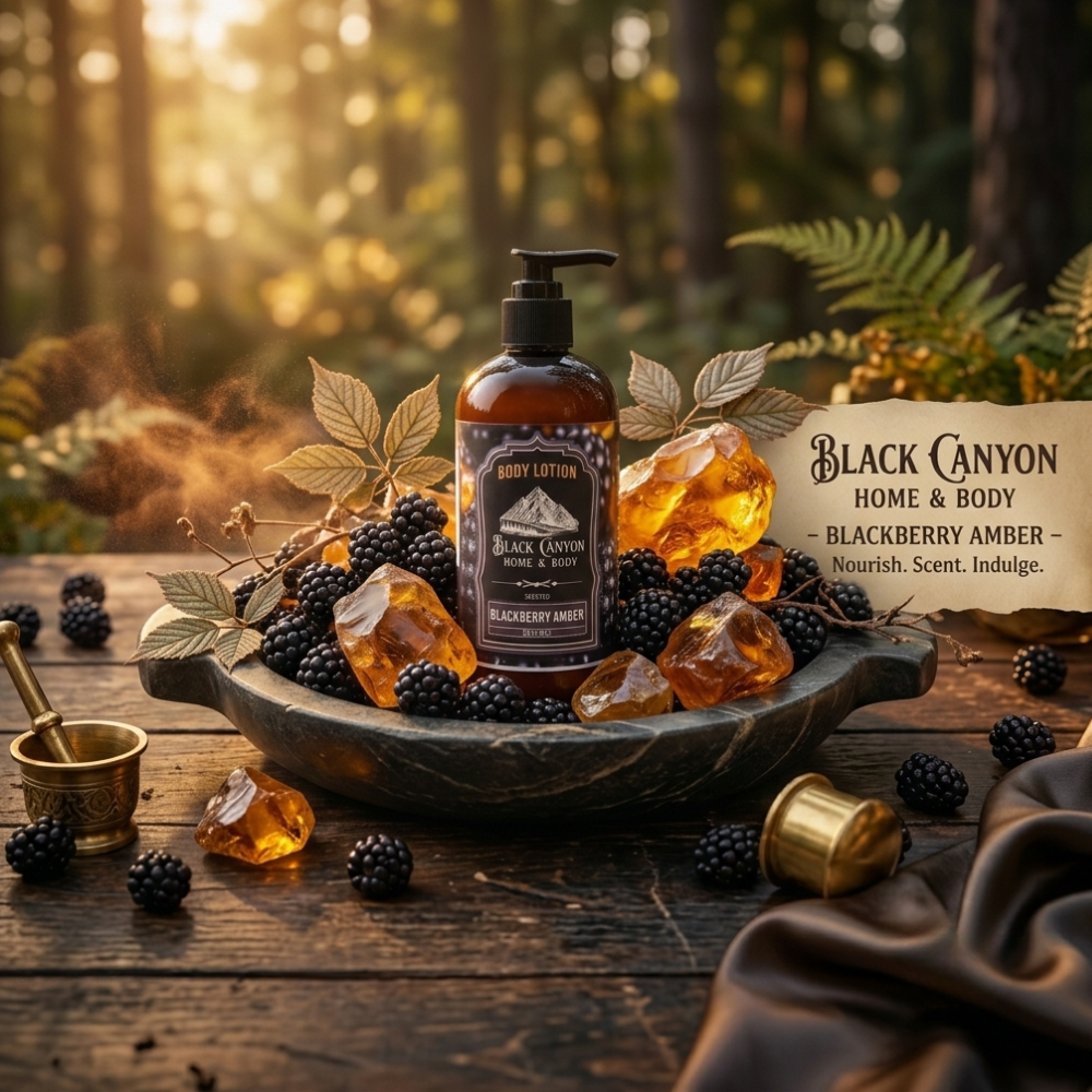 Blackberry Amber Scented Body Lotion
