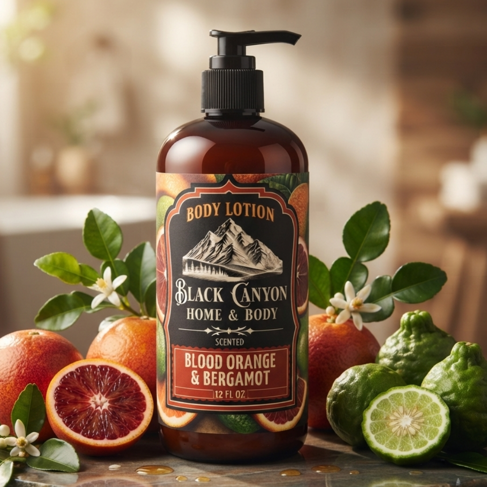 Blood Orange & Bergamot Scented Body Lotion