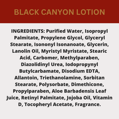 Black Canyon Brown Sugar & Fig Scented Body Lotion