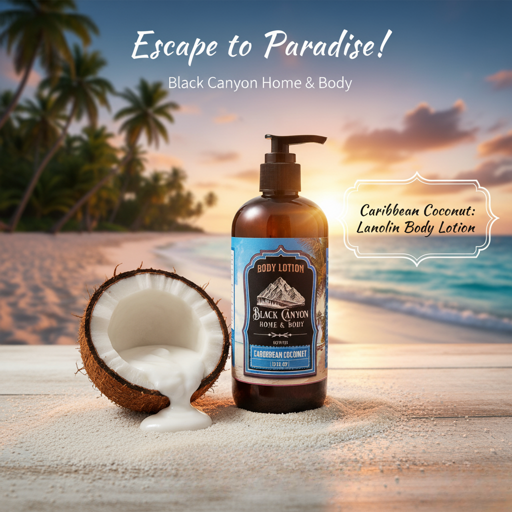 Black Canyon Caribbean Coconut Scented Body Lotion