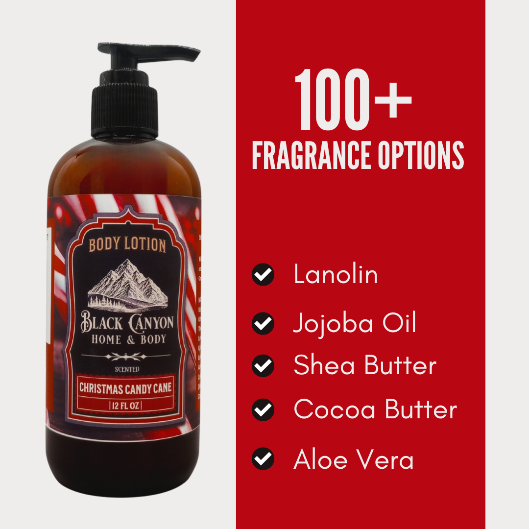 Black Canyon Christmas Candy Cane Scented Body Lotion