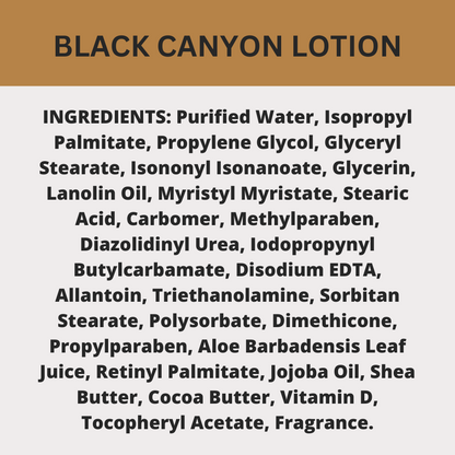 Black Canyon Cinnamon Swirl Coffee Scented Body Lotion