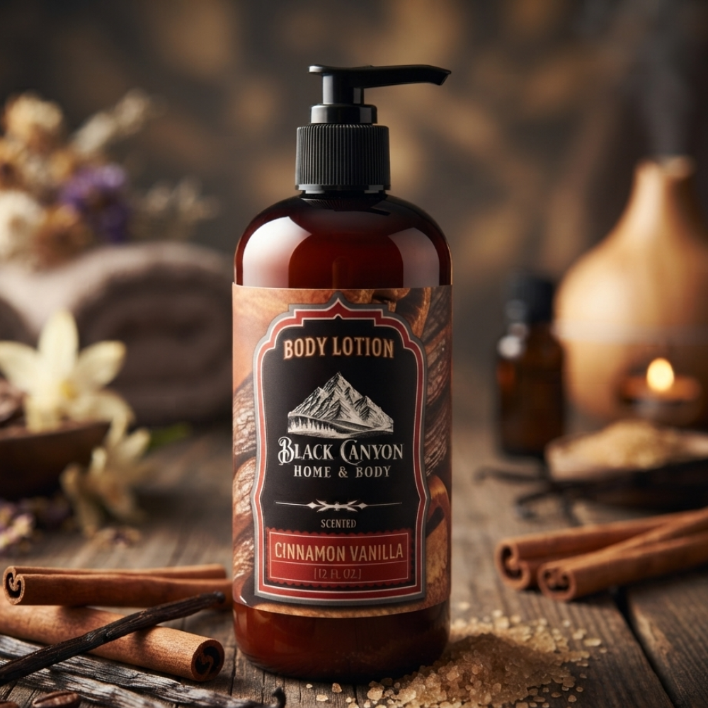 Cinnamon Vanilla Scented Body Lotion