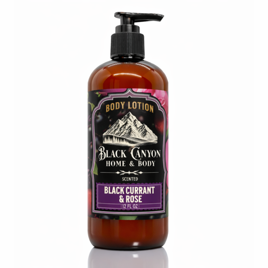 Black Currant & Rose Scented Body Lotion