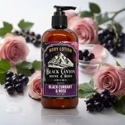 Black Currant & Rose Scented Body Lotion