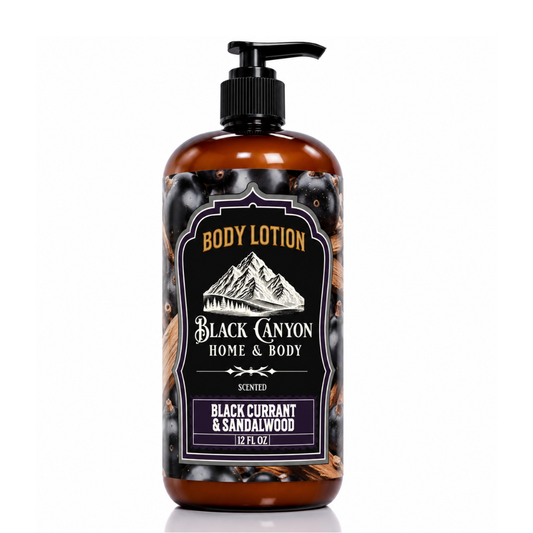 Black Currant & Sandalwood Scented Body Lotion