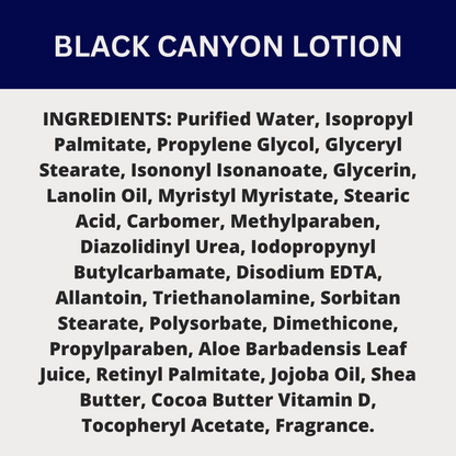 Black Canyon Elderberry Scented Body Lotion