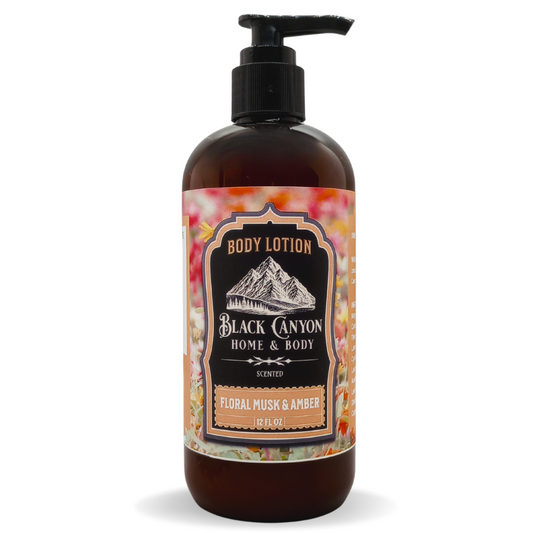 Black Canyon Floral Musk & Amber Scented Body Lotion