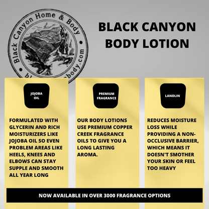 Black Canyon Coco Crunch Scented Luxury Body Lotion with Jojoba and Lanolin