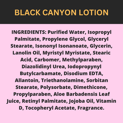 Black Canyon Hyacinth & Heather Scented Body Lotion