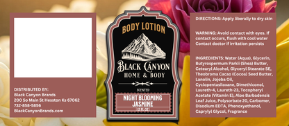 Night Blooming Jasmine Scented Body Lotion