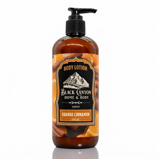 Orange Cinnamon Scented Body Lotion