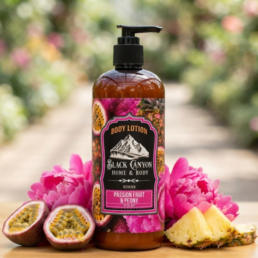 Passion Fruit & Peony Scented Body Lotion