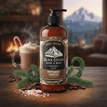 Peppermint Espresso Scented Body Lotion