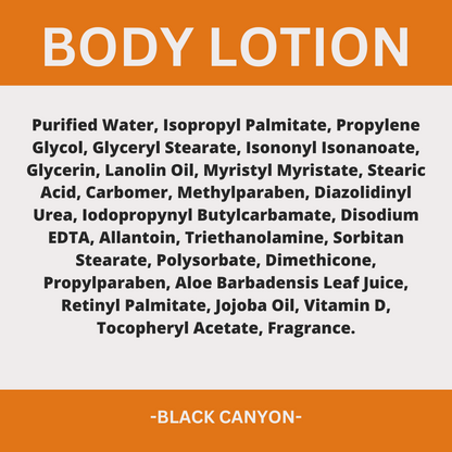 Black Canyon Pistachio Pumpkin Scented Body Lotion
