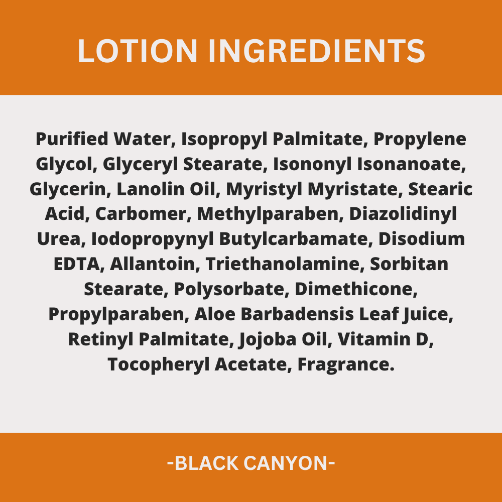 Black Canyon Pumpkin Spice Scented Body Lotion