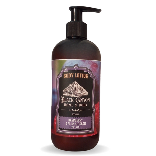 Black Canyon Raspberry & Plum Blossom Scented Body Lotion