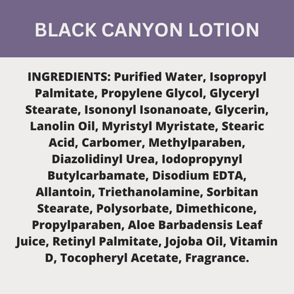 Black Canyon Raspberry & Plum Blossom Scented Body Lotion